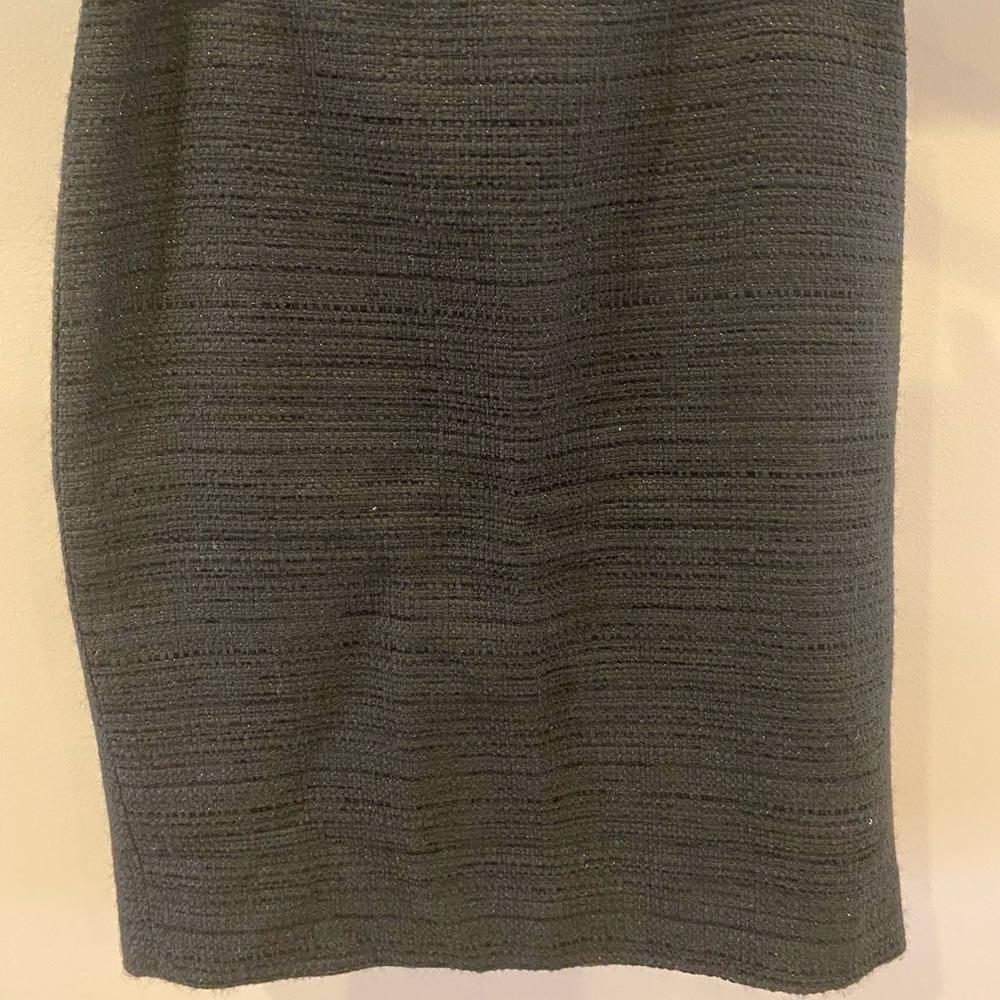 Theory Black Tweed Skirt